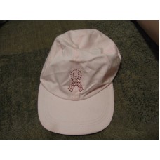 GERSON COMPANY  WOMEN&apos;S NEW Pink Cotton BREAST CANCER RHINESTONE Hat  Adj  eb-79473813